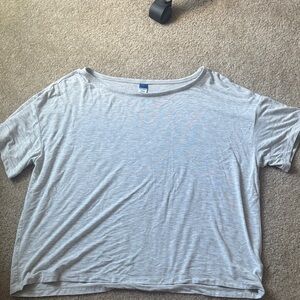 Old Navy Light Gray Short Sleeve Women's Tee